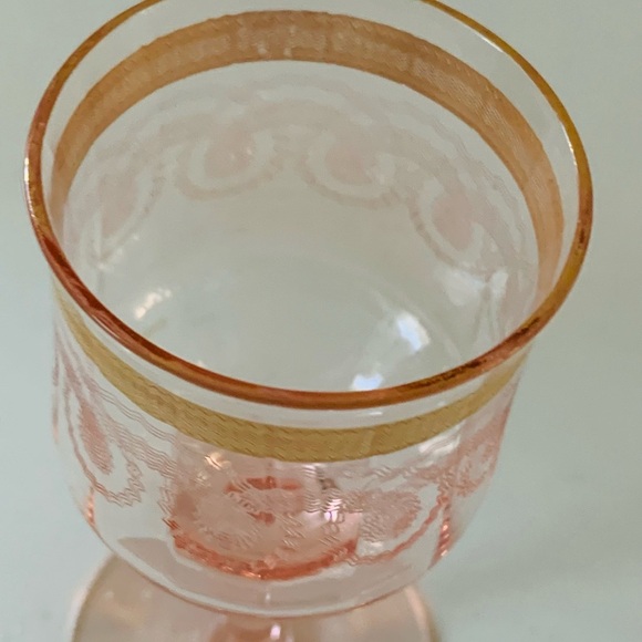 Pink drinking glasses of 4 - Picture 12 of 13